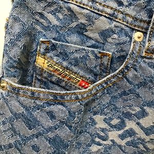 Diesel denim shorts in size 30
